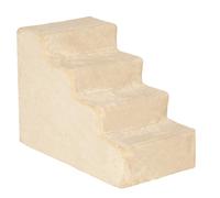 AllMyPets Scaletta per Cani Portatile 4 Gradini 60x35x44 cm Beige BGA727F