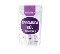 Allnature Epsom Salt Lavender 1000 g - Sale da Bagno