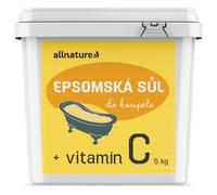 Allnature Epsom salt + vitamín C sale da bagno con vitamina C 5000 g