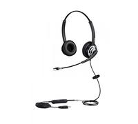 ALLNET 8805-8.2MS Stereofonico Padiglione auricolare nero - Cuffie con microfono (binaurale, Padiglione auricolare, Nero, Cablato, Sovraurale)