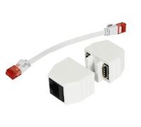 ALLNET ALL-RJ45-MAGNET RJ-45 RJ-45 Bianco 90 W -20 85 °C 10 90% 2xRJ45 Neodymium