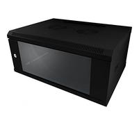 Allnet ALL-SMC6604SCHWARZ scaffale Rack montato a Parete 4U Nero - Ripiani (Rack montato a Parete, 4U, 50 kg, Nero, Acciaio, Passivo)