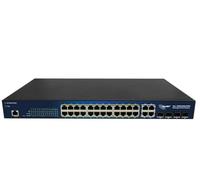 ALLNET ALL-SG8428V2PM switch di rete Gestito L2 Gigabit Ethernet (10/100/1000) Supporto Power over (PoE) Nero [ALL-SG8428V2PM]