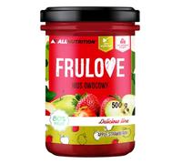 ALLNUTRITION Marmellata Senza Zucchero - Frulove Fragole E Purea Di Mele - Mousse Di Frutta A Basso Contenuto Di Carboidrati 80% - Crema Spalmabile A Basso Contenuto Calorico - Vegan Friendly - 500g