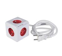 Allocacoc 2300/FREXPC PowerCube Rosso Prolunga 1.5 m + 4 connessioni a 230 V