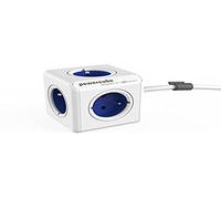 Allocacoc Power Cube Extended Blu FR, 5 X Presa e distribuzione dell' energia, 230 V FR, Bianco Blu