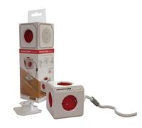 ALLO DEEXPC 3 - Mehrfachsteckdose, Powercube, 5-fach, Extended 3,0 m, weiß