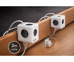 allocacoc PowerCube Extended 2 x USB