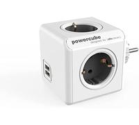 PowerCube USB 4 prese originali + 2 USB Grigie