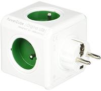 Allocacoc PowerCube Original USB Type E Interno 4AC outlet(s) Blu prolunghe e multiple
