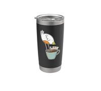 Allodola con Caffè Bicchiere termico in acciaio inox doppia parete