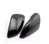 Alloggiament Specchietto Retrovisore Per GOLF 6 VI MK6 GTI R Per La Linea R20 Custodia A Specchio Con Motivo In Fibra Di Carbonio Copertura Per Specchio Retrovisore Con Ala Laterale Nera(Nero)