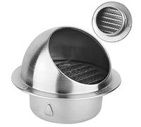 alloggiamenti esterni, alloggiamenti di ventilazio Cappa di ventilazione dell'aria Prese d'aria in acciaio inossidabile 3" 6" 11,4" Griglia rotonda Copertura di ventilazione Montaggio a parete/1 pezzo
