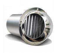 alloggiamenti esterni, alloggiamenti di ventilazio Cappa for Asciugatrice, Griglia di Ventilazione Rotonda Allunga Copertura for Sfiato, Presa d'Aria, con Rete di Schermatura/1 Pezzo/Ø200Mm XL 500Mm(Ø