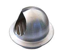 alloggiamenti esterni, alloggiamenti di ventilazio Cappa Uscita Ventilazione Aria,Coperchio Uscita Sfiato Parete Rotonda Ø80/100/125/150/180/200Mm,Rete for Zanzariera Incorporata/1 Pz/4.3In/110Mm(4.3I