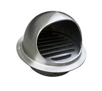 alloggiamenti esterni, alloggiamenti di ventilazio Cappa Uscita Ventilazione Aria, Copertura Uscita Sfiato Parete Rotonda Diametro 60-300 Mm for Casa o Industriale/1 Pezzo/180 Mm/7 Pollici(70Mm/2.8In)