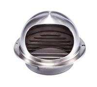 alloggiamenti esterni, alloggiamenti di ventilazio Copertura for presa d'aria for asciugatrice nell'intradosso della parete in acciaio inossidabile, for uso interno o esterno, cucina, scarico della ca