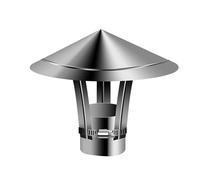 alloggiamenti esterni, alloggiamenti di ventilazio Copricamino for Esterno, Copricamino Rotondo Superiore a Cono, con Strisce Metalliche Regolabili, Tappo di Sfiato for Tetto for Cucina, Ventilazione