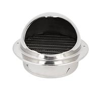 alloggiamenti esterni, alloggiamenti di ventilazio Estrattore Esterno a Testa Tonda Rotondo Ø80Mm 100Mm 150Mm, Prese d'Aria for Intradosso a Parete, Rete for Zanzariera Incorporata Resistente alle Int