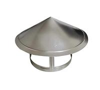 alloggiamenti esterni, alloggiamenti di ventilazio Tappo for camino, Tappo protettivo for copertura antipioggia for tubi Terminale in acciaio inossidabile Cappuccio for tetto for canalizzazione Tappo