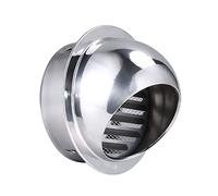 alloggiamenti esterni, alloggiamenti di ventilazio Uscita for prese d'aria in acciaio inossidabile, design emisferico, copertura dell'aria di scarico dell'aria rotonda, prese d'aria dell'intradosso(70