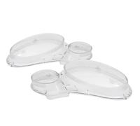 Alloggiamenti fari per auto Per Mercedes Per Benz W211 Classe E E240 E200 E350 E280 E300 2002-2008 1 Coppia Faro Copriobiettivo Sinistra + Destra Trasparente Paraluce Faro Anteriore Copri