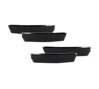 Alloggiamenti Luci Posizione Laterali Per Paraurti Anteriore E Posteriore Per Lincoln MKX 2007-2010 Accessori Auto Copri lente fari auto(4 smoked)