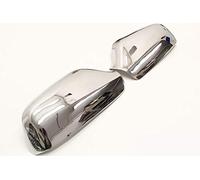 Alloggiamenti per specchietti cromati adatti per OPEL ASTRA G | 1998-2005 Acciaio Inox 2 set Tappi per specchietti esterni