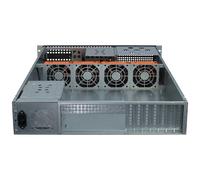 Inter-Tech 2U-2129N Supporto Nero, Argento