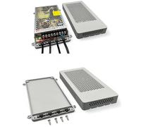 Alloggiamento adatto per alimentatore di commutazione Mean Well serie LRS compatibile con alimentatore Meanwell LRS-35 LRS-50 LRS-100 LRS-150 LRS-200 (grigio, LRS 200)
