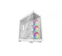 DeepCool CH780 ARGB Mid-Tower ATX in vetro temperato USB-C Bianco