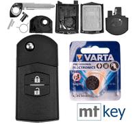 Alloggiamento chiave pieghevole 2 tasti per Mazda 5 CW 2 IT 3 BK 6 SW BT-50...