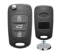 Alloggiamento chiave pieghevole per Hyundai i10 i20 i30 Elantra Kia...