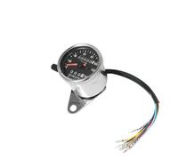 Alloggiamento Contachilometri Contachilometri Universale Per Motocicletta Con Retroilluminazione A LED, Doppio Contachilometri, 0-140 Km/h, Tachimetro, Voltmetro Digitale
