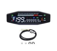 Alloggiamento Contachilometri Contagiri Per Moto Tachimetro 12000 Giri/min Strumento Digitale Con Indicatore Di Direzione Pannello Del Cruscotto