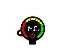 Alloggiamento Contachilometri Modello Moto Voltaggio Potenza Doppio Display Voltmetro Misuratore Temperatura Acqua Moto Voltmetro Digitale Contagiri
