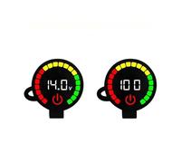 Alloggiamento Contachilometri Modello Moto Voltaggio Potenza Doppio Display Voltmetro Misuratore Temperatura Acqua Moto Voltmetro Digitale Contagiri