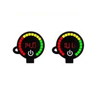 Alloggiamento Contachilometri Modello Moto Voltaggio Potenza Doppio Display Voltmetro Misuratore Temperatura Acqua Moto Voltmetro Digitale Contagiri
