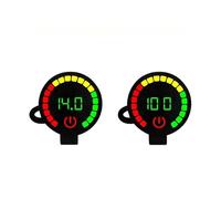 Alloggiamento Contachilometri Modello Moto Voltaggio Potenza Doppio Display Voltmetro Misuratore Temperatura Acqua Moto Voltmetro Digitale Contagiri