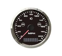 Alloggiamento Contachilometri Moto 85mm 0-200km/h MPH GPS Tachimetro Contachilometri Con Rilevamento Angolo Cieco Per Moto Misuratore Carburante 12V 24V