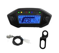 Alloggiamento Contachilometri Motocicletta Tachimetro Digitale Contagiri Strumento Cruscotto Pannello Display Moto 10000 RPM Per 2-4 Cilindri 7 Colori