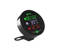 Alloggiamento Contachilometri Orologio Digitale Per Motocicletta DC 9V-24V Orologio Digitale + Termometro Per Acqua + Voltmetro Orologio Per Motocicletta