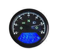 Alloggiamento Contachilometri Pannello Per Moto LED Multifunzione Tachimetro Indicatore Digitale Contagiri Misuratore Carburante Universale Quadrante Visione Notturna Contachilometri