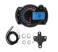 Alloggiamento Contachilometri RX2N Contachilometri Digitale Voltmetro Tachimetro Strumento Universale Per Moto 299 Km/h Indicatore Di Velocità Sensore Misuratore Set