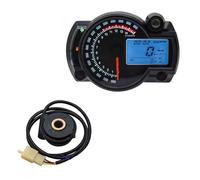 Alloggiamento Contachilometri RX2N Contachilometri Digitale Voltmetro Tachimetro Strumento Universale Per Moto 299 Km/h Indicatore Di Velocità Sensore Misuratore Set