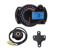 Alloggiamento Contachilometri RX2N Contachilometri Digitale Voltmetro Tachimetro Strumento Universale Per Moto 299 Km/h Indicatore Di Velocità Sensore Misuratore Set
