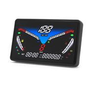 Alloggiamento Contachilometri Tachimetro Digitale Universale Per Motocicletta, Cruscotto Con Tachimetro, Orologio, Display Multifunzione, Indicatore