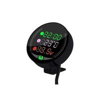 Alloggiamento Contachilometri Voltmetro Multifunzione A Visione Notturna A LED Per Motocicletta Da 9-24 V Per Timer Di Tensione, Temperatura, Caricabatterie, Tachimetro