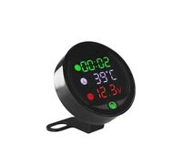 Alloggiamento Contachilometri Voltmetro Multifunzione A Visione Notturna A LED Per Motocicletta Da 9-24 V Per Timer Di Tensione, Temperatura, Caricabatterie, Tachimetro