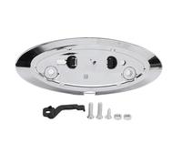 Alloggiamento Cornice Emblema Telecamera Posteriore Metallico, Ricambio Backup Camera per Veicolo, Resistente all'Ossidazione - Installazione Facilitata, Protezione Ottimale,